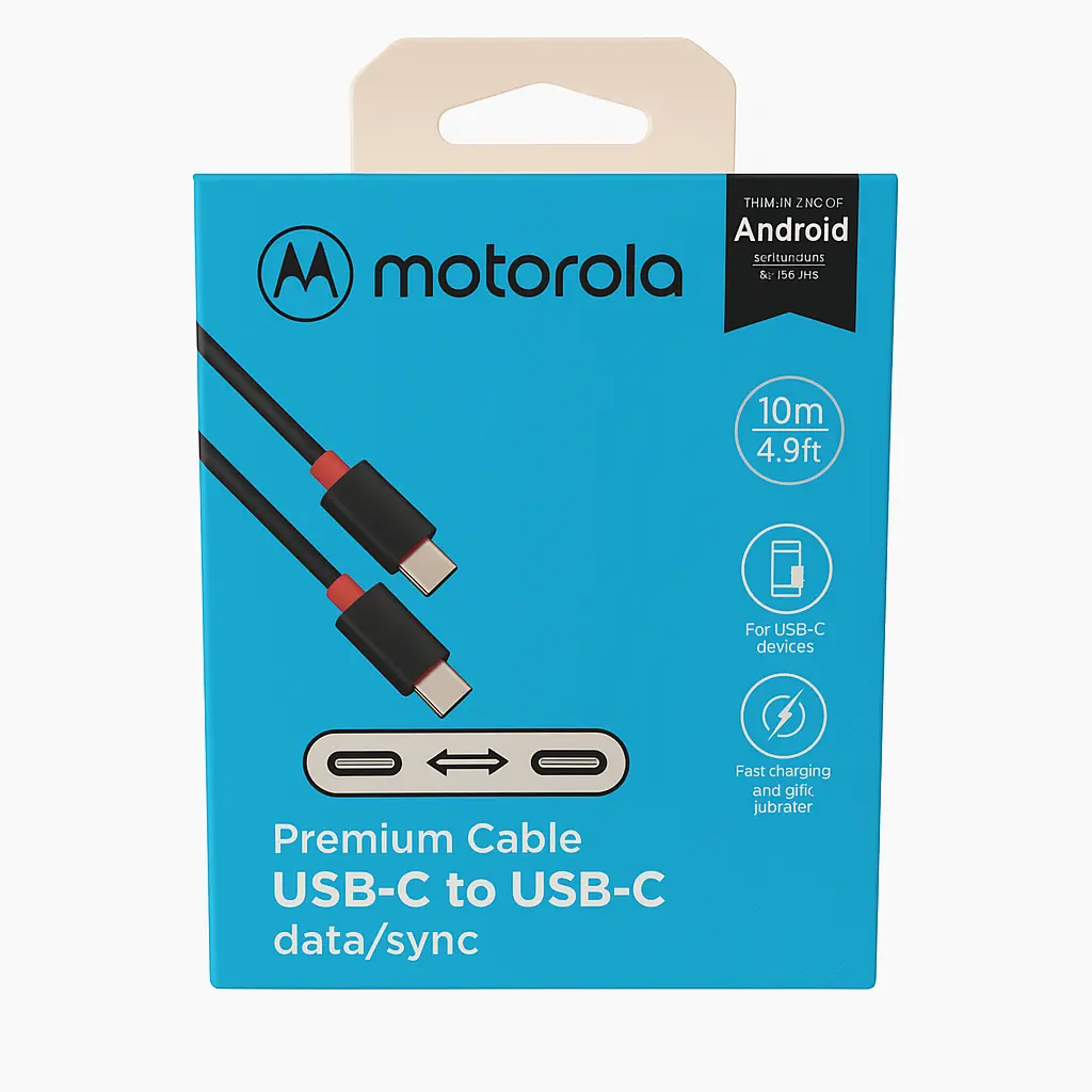 Cable Para Celular Carga Rápida Carga Celular Tipo Usb-c Negro